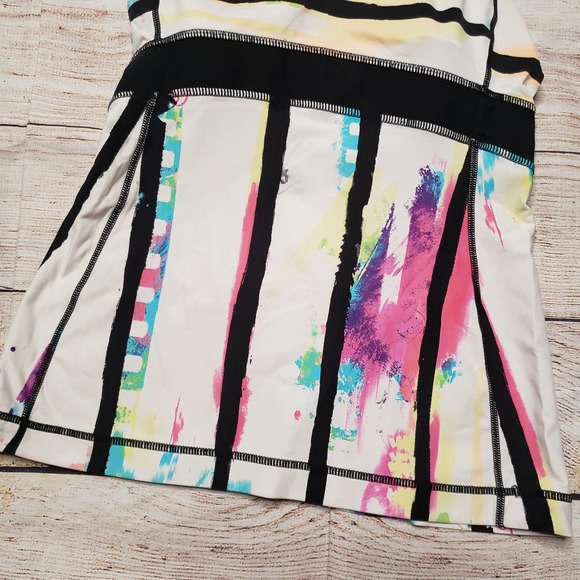 LULULEMON push your limit splatter paint tank top 4 - Picture 2 of 8